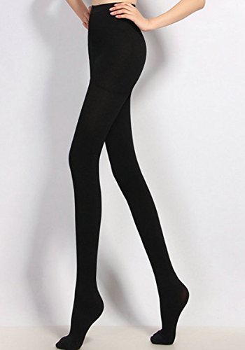 Aivtalk Medias Mallas de Compresión de Mujer Legging Pantimedias Elásticas Leotardos 980D Talla XL - Negro
