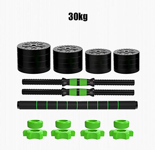 Ajustable mancuernas de fitness con mancuernas Set de 10 kg, 15 kg, 20 kg, 30 kg, 40 kg, pesos Pesas Conjunto Masculino Y Femenino Equipo de Entrenamiento en Casa muscular del brazo pesos de la gimnas