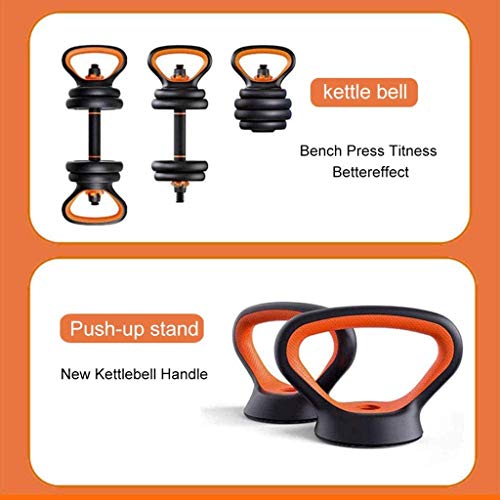 Ajustable Peso Pesas fijado for hombres y mujeres con Conexión manija de la varilla Kettlebells Kettlebells Base empuja hacia arriba el soporte for el gimnasio en casa Trabajo de Formación de salida s