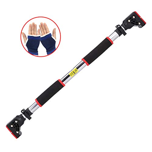 AKT Barra de Dominadas Barra Horizontal Multifuncional Interior Hogar Sin Punzonado Equipo de Ejercicio Candado de Seguridad para Pull-Ups Lagartijas Abdominales Cargar los Portes 200kg,93-120cm