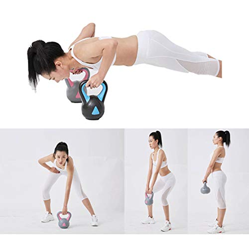 AKT Kettlebell Campana de la Caldera Hombres y Mujeres Entrenamiento de Fuerza Equipamiento Deportivo Profesional Gimnasio de Deportes Mancuernas del Hogar Entrenamiento con Pesas,8KG