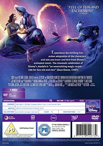 Aladdin Live Action [Edición: Reino Unido] [DVD] [Italia]