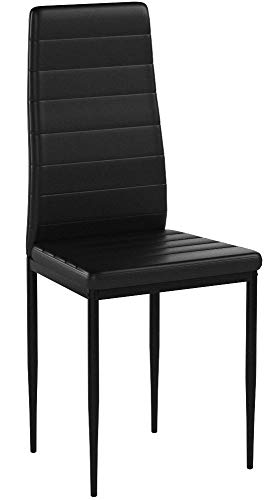 Albatros 2862 Milano Set de 2 sillas de Comedor, Negro