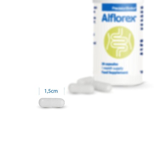 Alflorex® de PrecisionBiotics® | 30 cápsulas (suministro para 4 semanas) | Se ha demostrado que reduce la hinchazón, el dolor abdominal y los movimientos intestinales impredecibles.