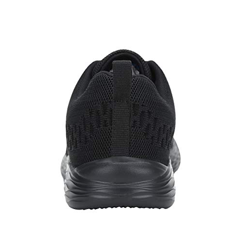 ALI&BOY Mujer Gimnasia Ligero Sneakers Zapatillas de Deportivos de Running para(40 EU, Negro/Negro)