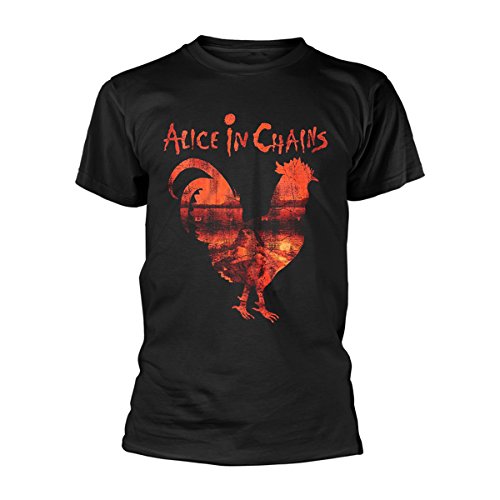 Alice in Chains Rooster Dirt Layne Staley Rock Oficial Camiseta para Hombre (Medium)