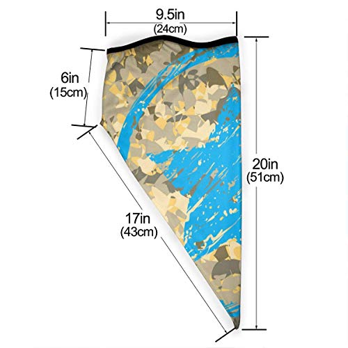 alice-shop Unisex moda pasamontañas bufanda de cara militar camuflaje sin costuras a prueba de viento deportes cara cubierta