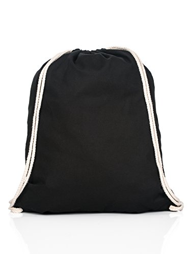 Alicia en el país de Las Maravillas Bolsa de 45x39cm Sportbag Disney algodón Negro Espejo mágico