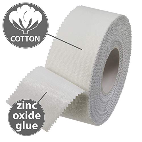 ALPIDEX 6 x Cinta Adhesiva Deportiva Blanco 2,5 cm x 10 m