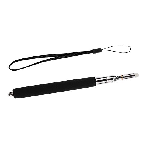 Amasawa Puntero Extensible para Maestros,Mano Retráctil Extensible Puntero Puntero Telescópico Presentador Mano Aula Pizarra Pointer Negro