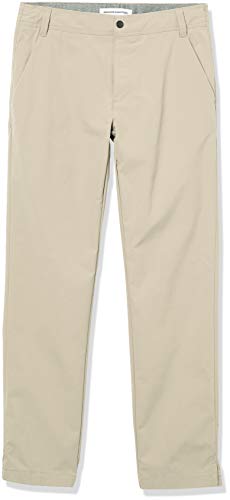 Amazon Essentials Regular-fit Hybrid Tech Pant Pants, Caqui Claro, 28W x 28L