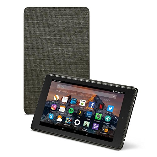 Amazon - Funda para Fire HD 8 (tablet de 8 pulgadas, 7ª y 8ª generación, modelos de 2017 y 2018), Negro