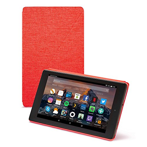 Amazon - Funda para Fire HD 8 (tablet de 8 pulgadas, 7ª y 8ª generación, modelos de 2017 y 2018), Rojo