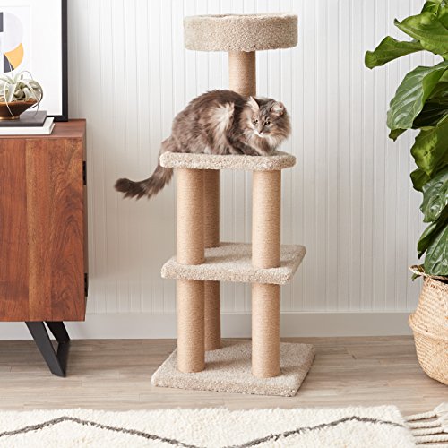 AmazonBasics - Árbol de gatos con postes rascadores - Grande