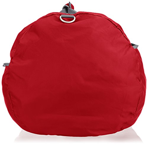 AmazonBasics - Bolsa grande de viaje/deporte (lona, 98 l), color rojo