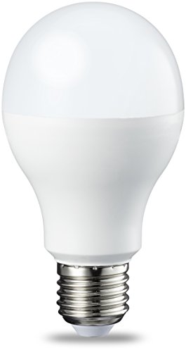 AmazonBasics Bombilla LED Esférica E27, 14W (equivalente a 100W), Blanco Cálido, Regulable - 2 unidades