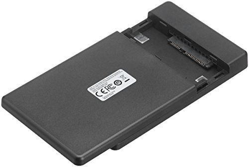 AmazonBasics - Caja para disco duro SATA, 2,5 pulgadas (6,35 cm) - USB 3.0