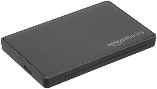 AmazonBasics - Caja para disco duro SATA, 2,5 pulgadas (6,35 cm) - USB 3.0