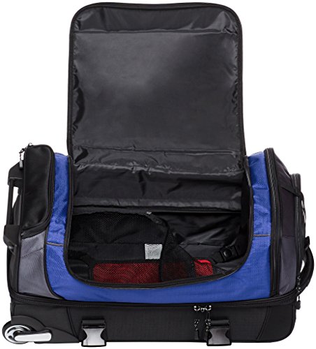 AmazonBasics - Mochila con ruedas de ripstop, 66 cm, 64.4 litros - Azul