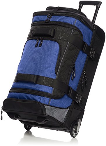 AmazonBasics - Mochila con ruedas de ripstop, 66 cm, 64.4 litros - Azul