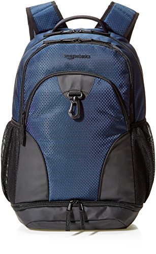 AmazonBasics - Mochila de deporte, Azul marino