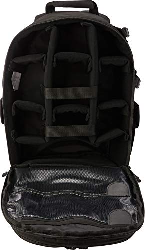 AmazonBasics - Mochila para cámara réflex y Accesorios, Color Negro