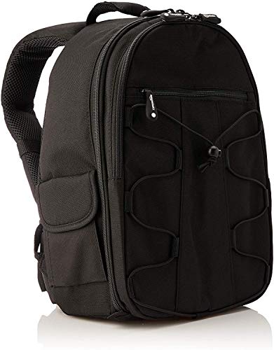 AmazonBasics - Mochila para cámara réflex y Accesorios, Color Negro