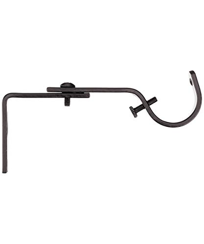 AmazonBasics - Set de 2 soportes ajustables de pared - Bronce