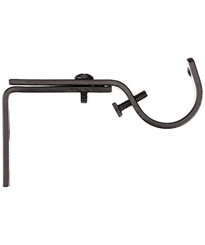 AmazonBasics - Set de 2 soportes ajustables de pared - Bronce