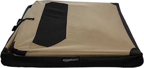 AmazonBasics - Transportín para perros, blando, plegable, 91cm