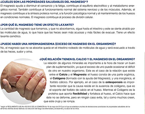 AMLsport - Magnesio total – 12 sobres de 20 ml (sabor limón) disminuye el cansancio y la fatiga, mejora el funcionamiento de músculos, huesos y sistema nervioso. Apto para veganos.