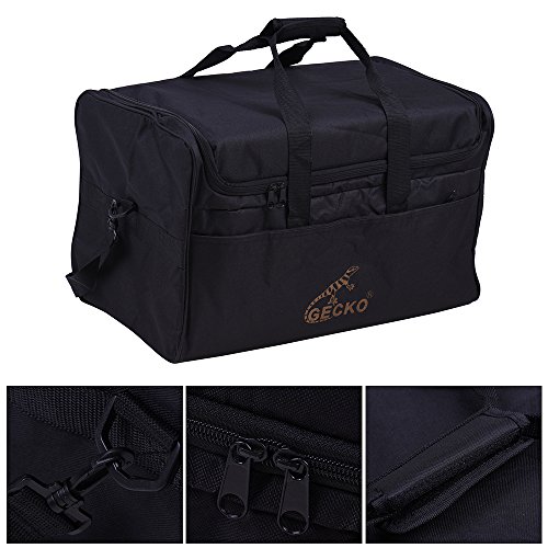 ammoon Caja Cajon Estándar para Adultos GECKO L03 Mochila Mochila 600D 5MM Acolchado de Algodón con Asa de Transporte Bandolera