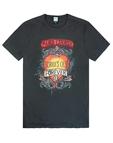 Amplified Alice Cooper Schools out Mens T-Shirt (Large)