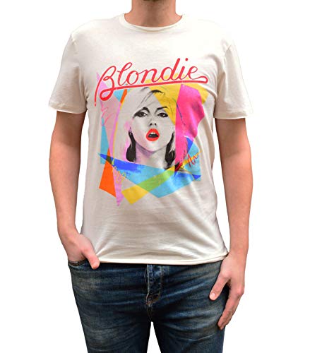 Amplified Blondie Ahoy años 80 para Mujer Manga Corta Camiseta de la Banda