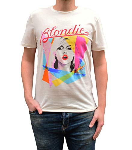 Amplified Blondie Ahoy años 80 para Mujer Manga Corta Camiseta de la Banda