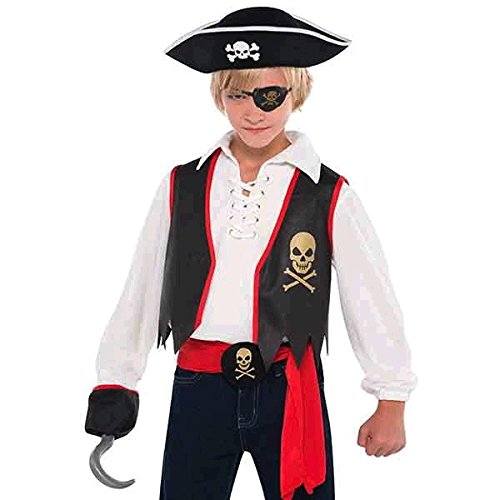Amscan International Pirata Juego de accesorios de vestuario 5tlg. Niños One Size