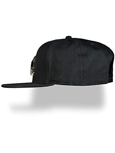 Amstaff Unisex Snapback Cap Desto, Farbe:Schwarz, Größe:One Size