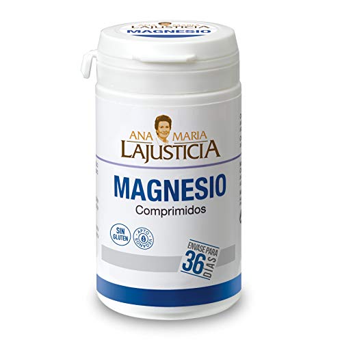 Ana Maria Lajusticia - Cloruro de magnesio – 147 comp. Disminuye el cansancio y la fatiga, mejora el funcionamiento del sistema nervioso. Apto para veganos. Envase para 36 días de tratamiento.