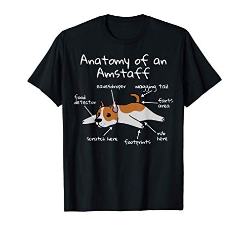 Anatomy Of A American Staffordshire Terrier Perro Camiseta