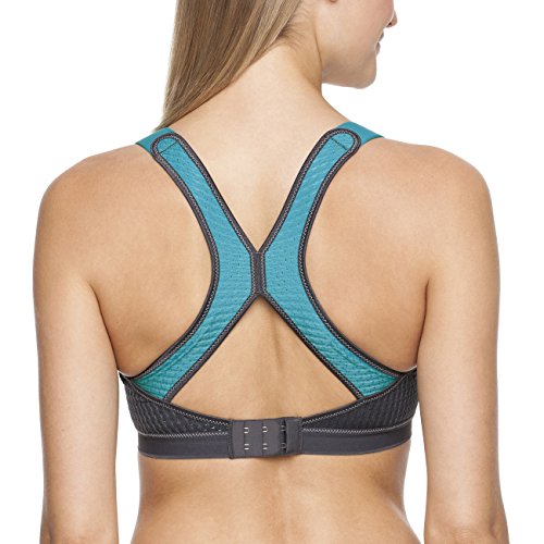 Anita Active Sport-BH Dynamix-Star Sujetador Deportivo, Mehrfarbig (Peacock/Anthrazit 364), 85E para Mujer