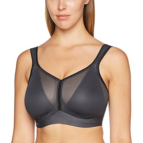 Anita Air Control Padded, Sujetador Deportivo para Mujer, Gris (Anthracite 408), 65H EU (Talla del fabricante: 30H)