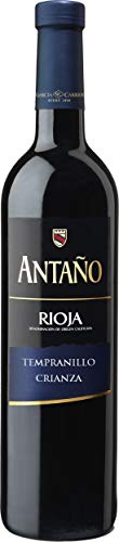 Antaño Vino Tinto D.O Rioja - Pack de 6 Botellas x 750 ml