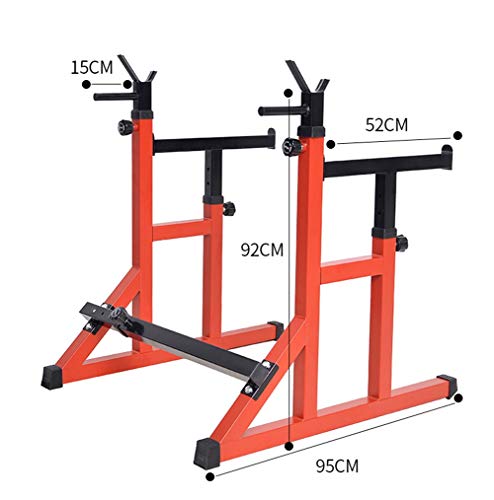 Aoligei Aparato para Sentadillas, Soporte para Barras De Halterofilia, Multifuncional Barra para Sentadillas, Entrenamiento De Fuerza