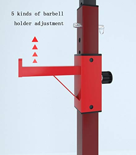 Aoligei Aparato para Sentadillas, Soporte para Barras De Halterofilia, Multifuncional Barra para Sentadillas, Multifuncional Soporte Ajustable