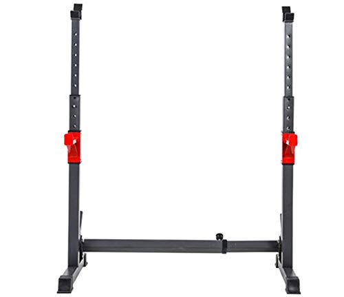 Aoligei Fitness Squat Barbell Rack, Multifuncional Barra para Sentadillas, Entrenamiento De Fuerza, Multifuncional Soporte Ajustable, Peso Máximo de 260kg