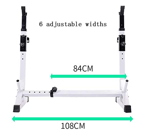 Aoligei Soporte para Barras De Halterofilia, Entrenamiento De Fuerza, Aparato para Sentadillas Press de banca, Multifuncional Barra para Sentadillas, Peso Máximo de 250kg