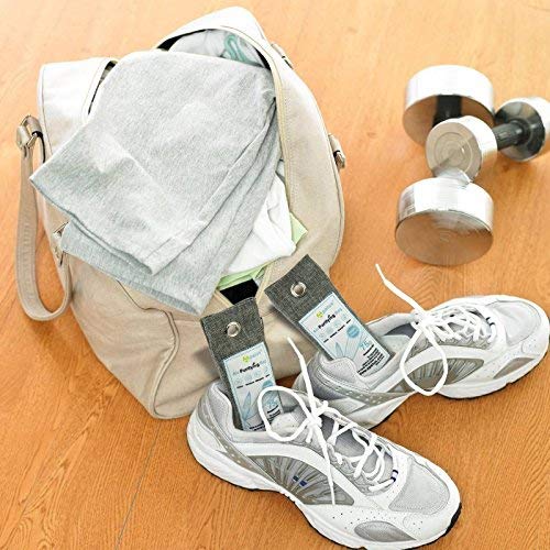 APALUS Bolsa Desodorante para Zapatos, Bolsa De Carbón Activo De Bambú, Elimina los Olores de Zapatos,Deshumidificador Y Purificador De Aire. Bolsas de Gimnasio, Areneros de Gatos, 75GX2