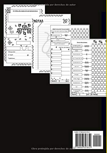 Apicultura mi libro de registro: Actuar en la apicultura es importante para usted, así que siga, temporada tras temporada, el mantenimiento de sus colmenas, gracias a este cuaderno