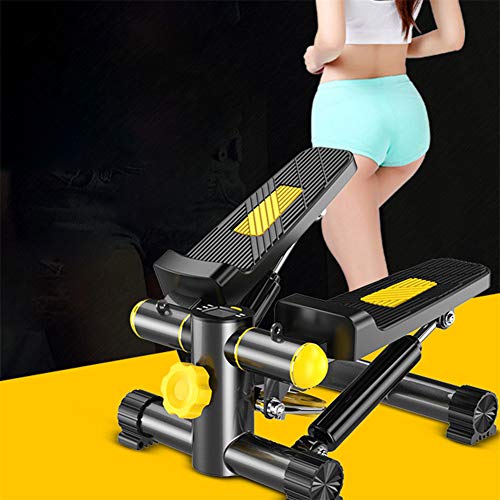 APJJ Steppers Silenciosos para Ejercicio, Máquina De Pasos con Pedal De Masaje Ensanchado Y Pantalla LED Inteligente, Máquina De Gimnasio con Palanca Hidráulica Doble para Ejercicio De Piernas