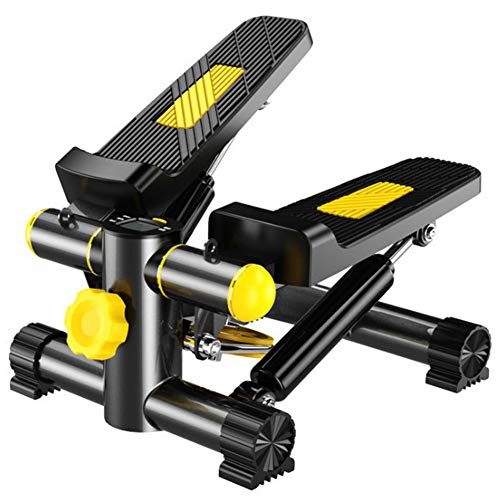 APJJ Steppers Silenciosos para Ejercicio, Máquina De Pasos con Pedal De Masaje Ensanchado Y Pantalla LED Inteligente, Máquina De Gimnasio con Palanca Hidráulica Doble para Ejercicio De Piernas